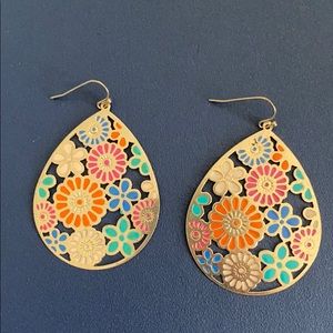 Forever 21 Colorful Flower Earrings